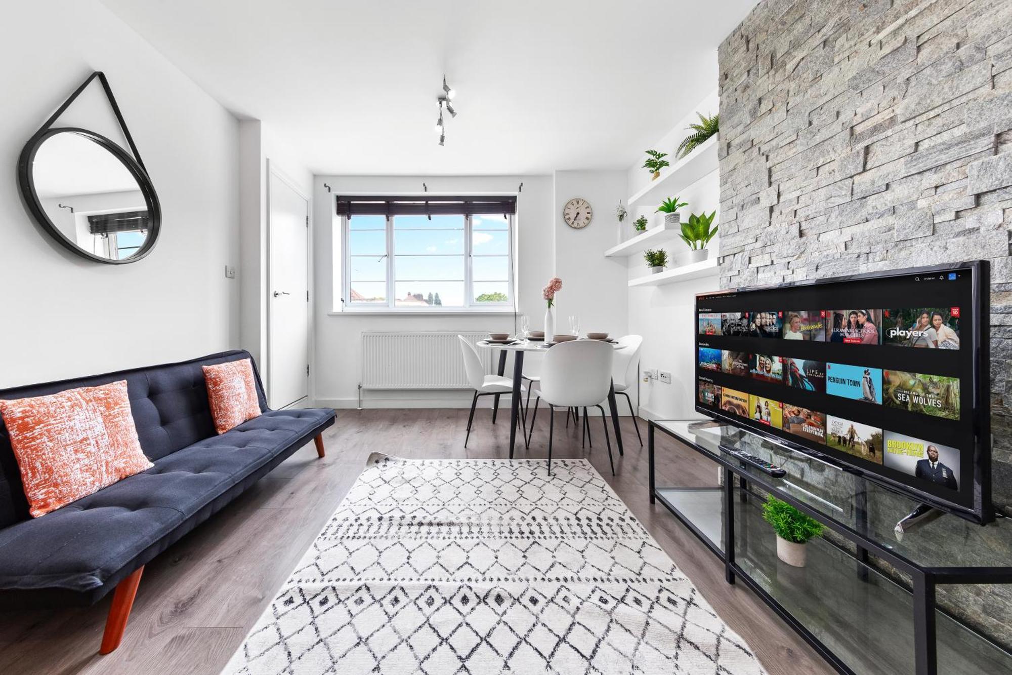 Central London Two Bedroom Serviced Apartment - Nine Elms Luxury Stay - Vauxhall & Westminster Exteriör bild