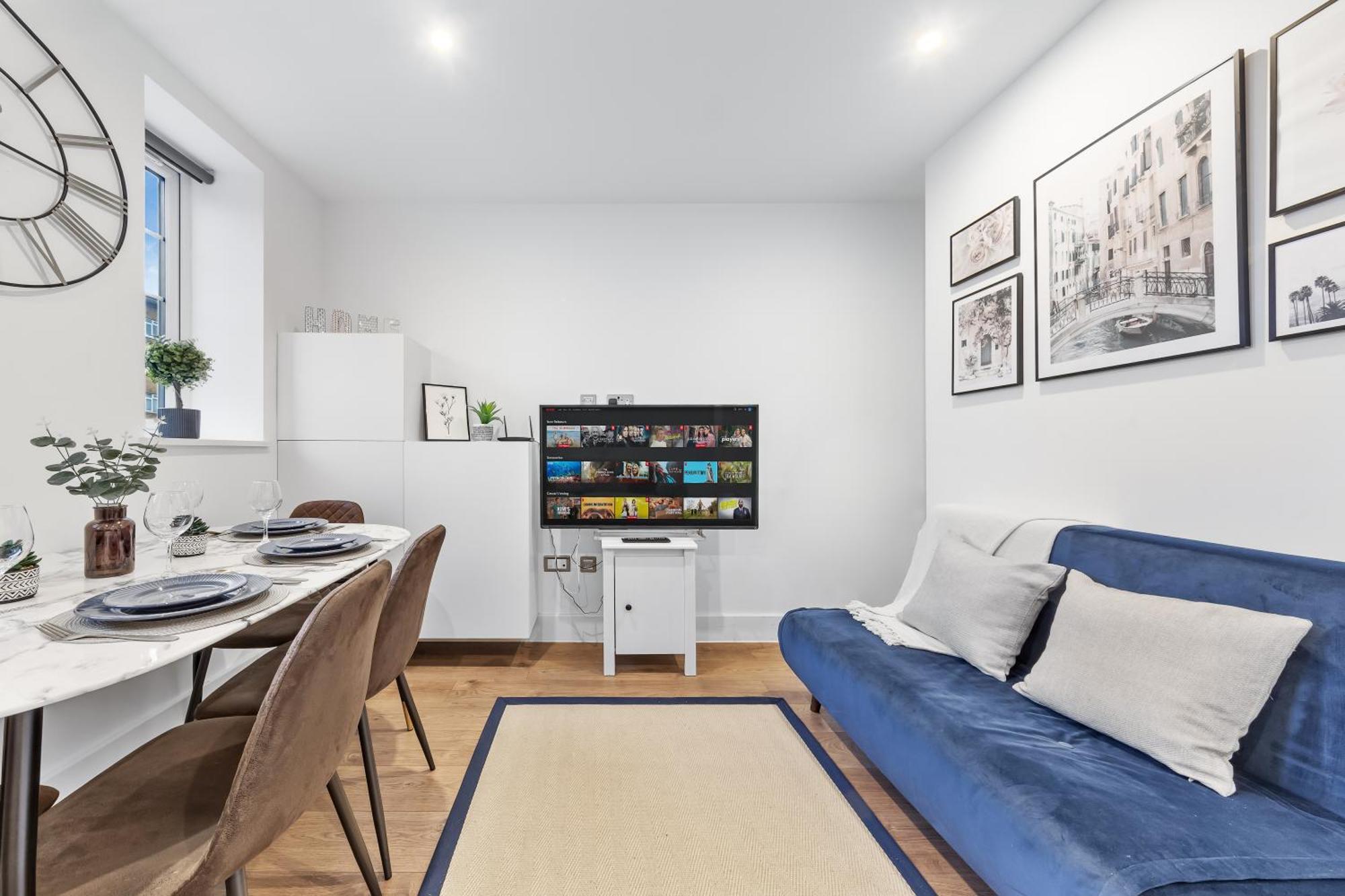 Central London Two Bedroom Serviced Apartment - Nine Elms Luxury Stay - Vauxhall & Westminster Exteriör bild