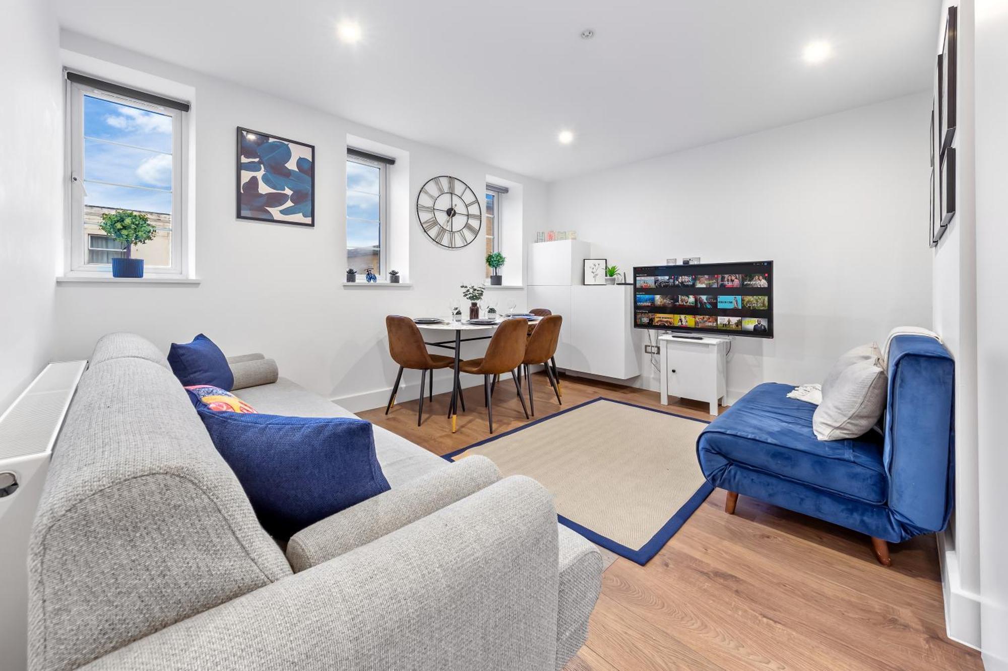 Central London Two Bedroom Serviced Apartment - Nine Elms Luxury Stay - Vauxhall & Westminster Exteriör bild
