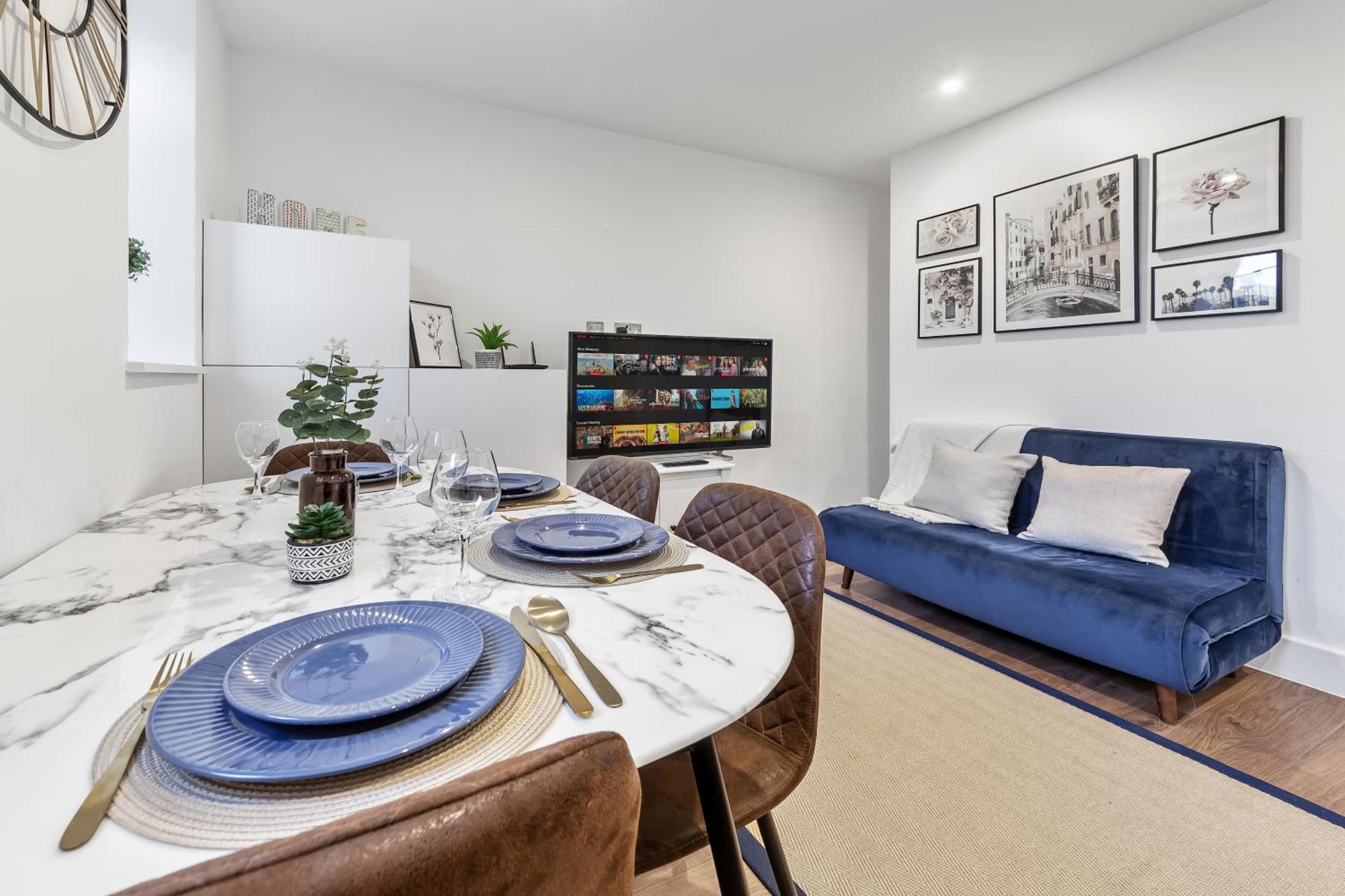 Central London Two Bedroom Serviced Apartment - Nine Elms Luxury Stay - Vauxhall & Westminster Exteriör bild